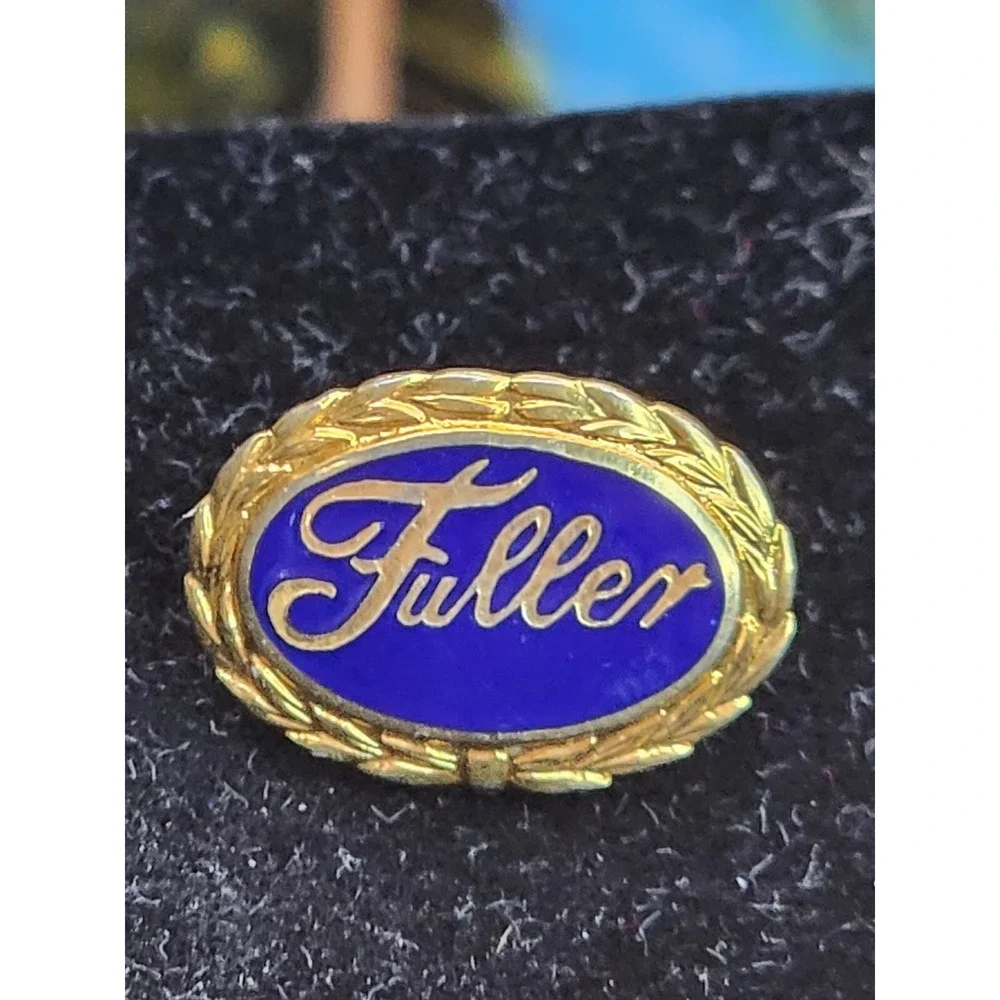 Antique 1930s 10k Gold Filled FULLER BRUSH Service Award‎ Pin Screw Back Mint